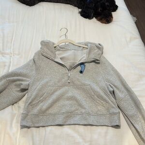 lululemon athletica Gray Cowl Neck Sweater